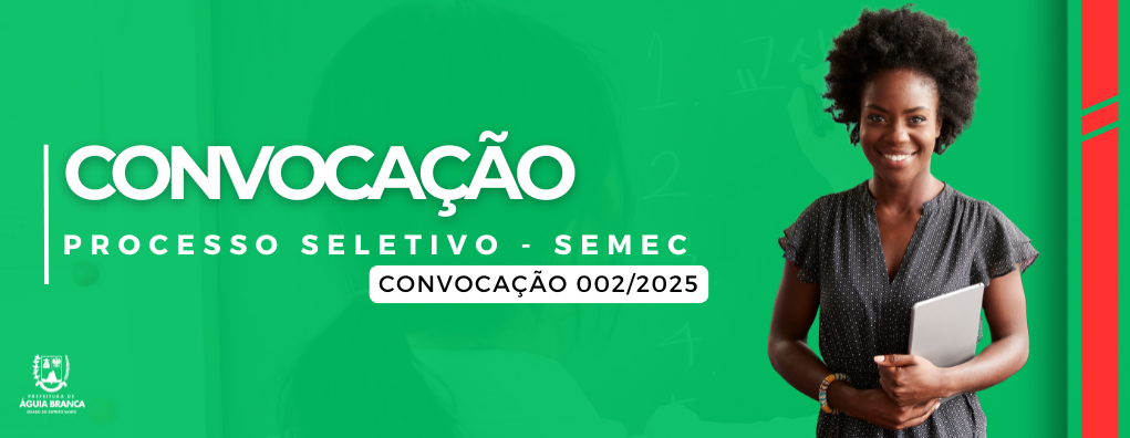 Foto da notícia: Semec convoca candidatos do Processo Seletivo Simplificado